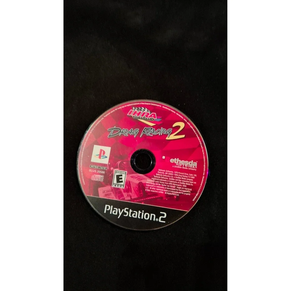 IHRA Motorsports Drag Racing2 Sony PlayStation 2 PS2 Game DiscSLUS 20586((elecB)